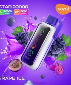 Vozol Großhandel - VOZOL STAR 20000 Traubeneis 6D2R404